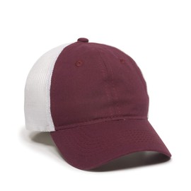 Outdoor Cap Standard FWT-130 Burgundy/White, One Size Fits