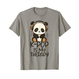 K-Pop Is My Therapy Panda Kpop Merch K-pop Merchandise T-Shirt