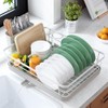 Kitsure Dish Drying Rack for Kitchen Counter, Stainless Steel Sink