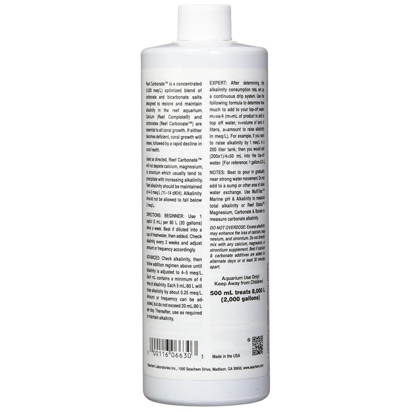 Seachem Reef Carbonate 500ml