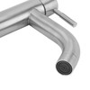 Single Cold Water Kitchen Faucet Stainless Steel Single Hole Bathroom