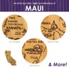 Totally Bamboo Maui Island Destination Bamboo Serving and Cutting Board