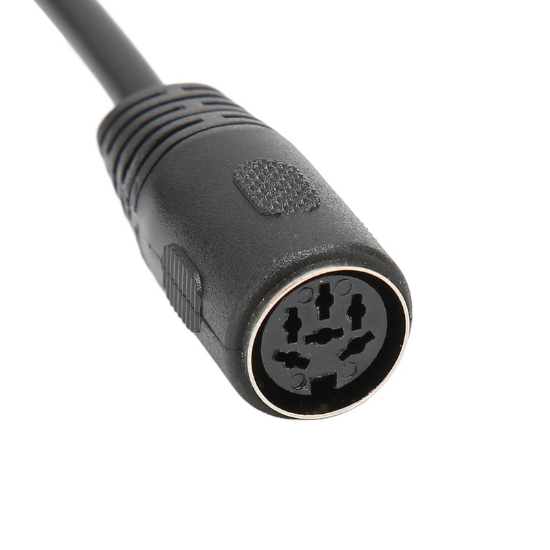 6 Pin DIN Male to Female Cable Sound Data Signal