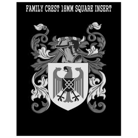 orgaine Family Crest Family Name Coat of Arms Heraldry Engraved Letter Opener