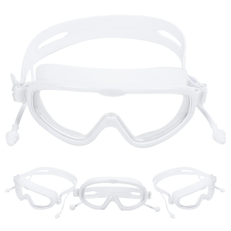 Kids Swimming Goggles with Earplug Waterproof AntiFog High Definition Diving