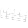 Ybm Home 4 Section Plate Rack Helper Shelf Organizer White