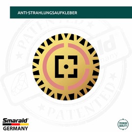 Radiation protection sticker for electronic devices, smartphone G5 EMF reduction