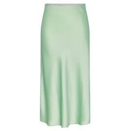 YAS Women's Yaspella Hw Midi Skirt S. Noos Skirt, Quiet Green