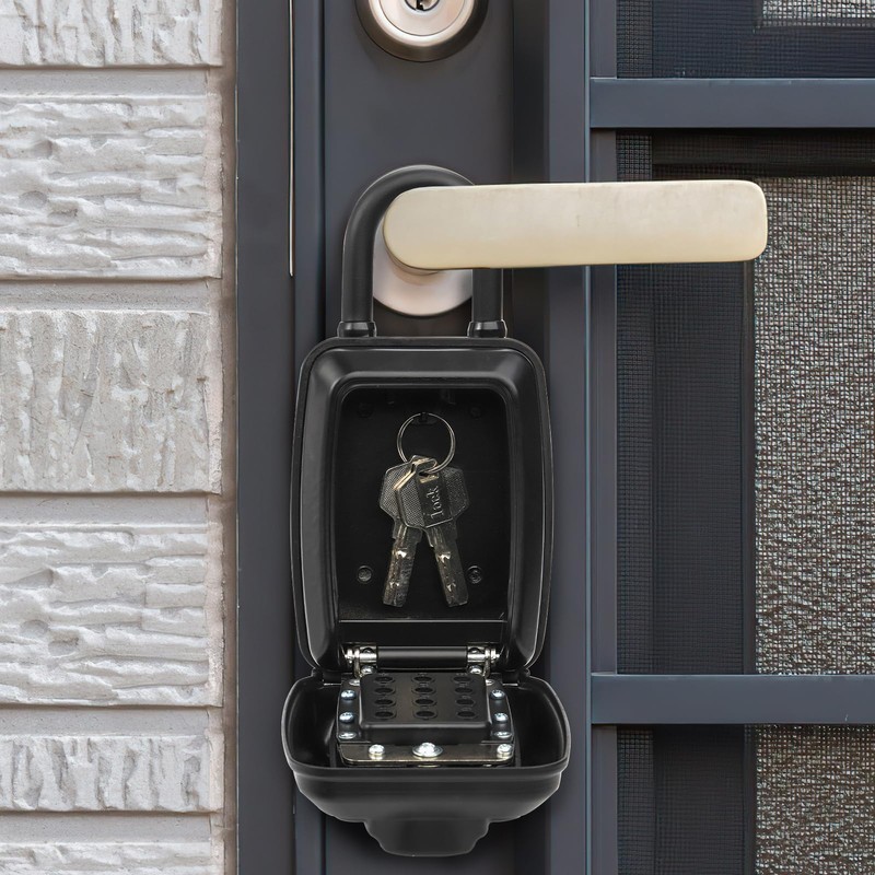 Cididu Key Lock Box for Outside, Waterproof Key Lockbox with