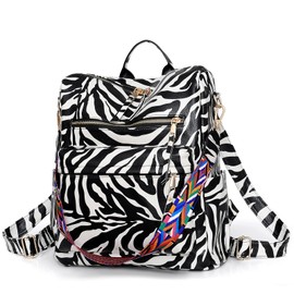 Women's Fashion Backpack Purse Multipurpose Design Convertible Satchel Handbags and Shoulder Bag PU Leather Travel bag