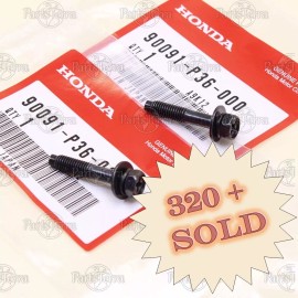 Honda TWO Genuine Honda Acura Engine Air Filter Box Cover Screw Bolts 5x28 90091P36000
