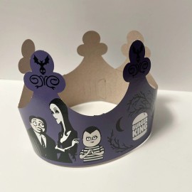 Burger King x Addams Family 2024 Collab Paper Crown Collectible (BRAND NEW)