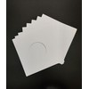 7 Inch White Paper Sleeves Pack of 25
