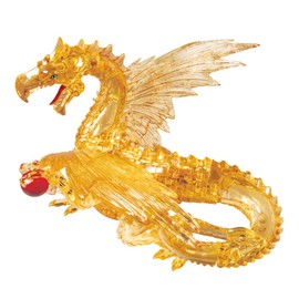 crystal puzzle golden dragon
