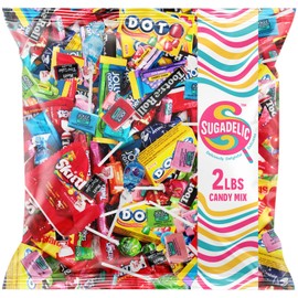 Assorted Candy Variety Pack – 2 LB Bulk Bag Ideal for Piñatas, Goodie Bags, Party Favors & Buffets – Perfect for Events, Celebrations & Large Displays