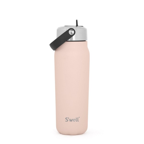 S'well Recycled Stainless Steel Explorer with Flip Straw Lid, 700ml,