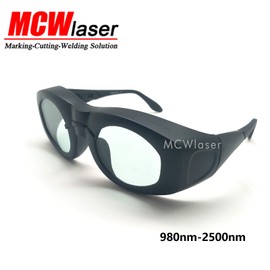 MCWlaser Laser Safety Glasses for 980-2500 nm Safety Glasses Goggles Laser Beauty Face Protection Hair Removal Surgery Industry CE OD5+