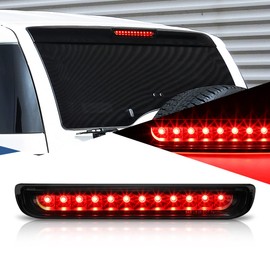 Auto Dynasty LED 3rd Third Tail Brake Light Rear High Mount Stop Lamp Compatible with Toyota FJ Cruiser 2007-2014, Black Housing Smoked Lens