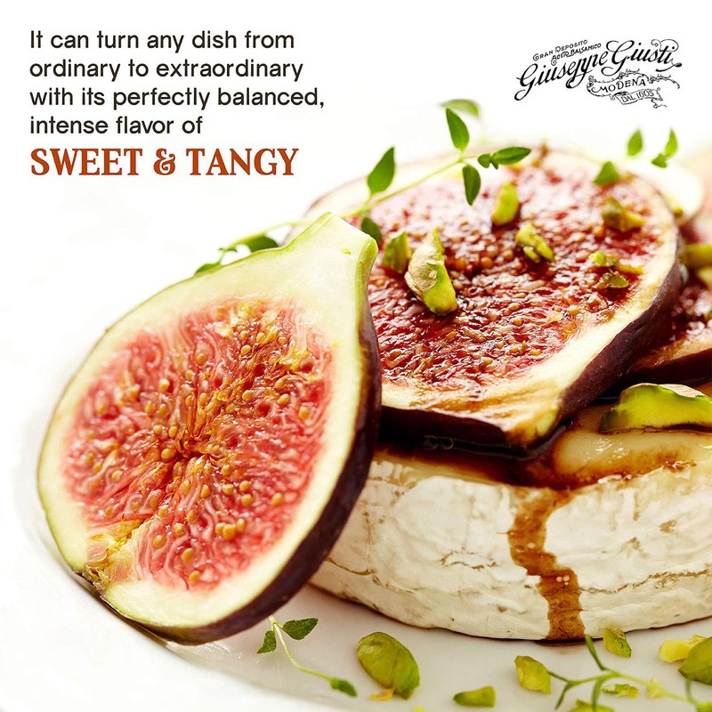 Giusti Fig Balsamic Vinegar Glaze Condiment – Italian Gourmet Balsamic