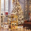 TUTOTAK Bar Cart, Home Bar Serving Cart with 3-Tier Mirrored