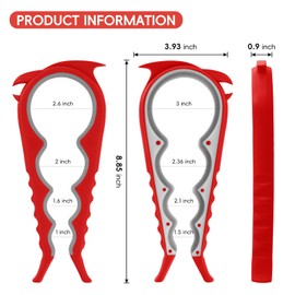 Jar Opener Gripper For Seniors With Arthritis: jar and Bottle Opener For Arthritic Hands - Jar Lid Openers Grippers For Opening Jars And Bottles - Easy Bottle Cap Opener For Weak Hands