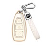 FT FUNTOR Golden Edge Black and White Key Holder, 4