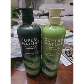 Super Nature Aloe Gentle Moisture Shampoo Conditioner 30 fl oz each free ship