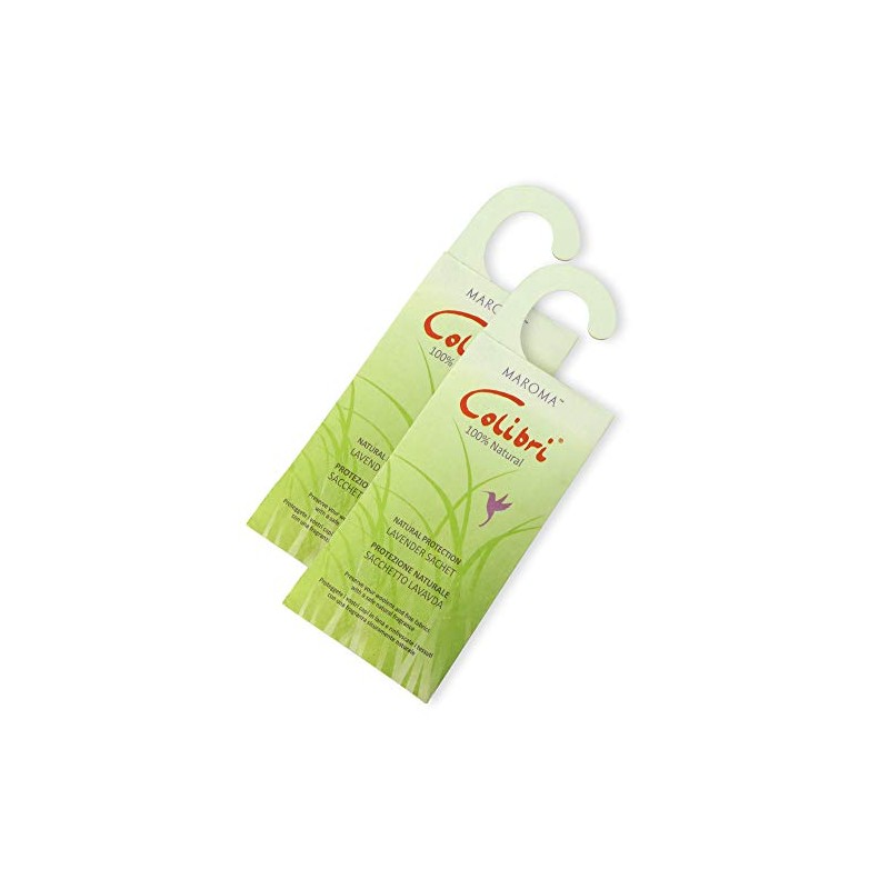 HANGERWORLD Hangerowrld - 2 Colibri Lavender Hanging Wardrobe Sachet Clothes