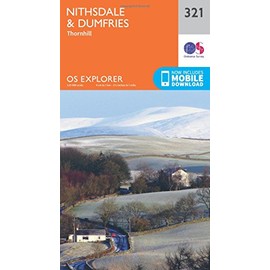Nithsdale & Dumfries Map | Thornhill | Ordnance Survey | OS Explorer Map 321 | Scotland | Walks | Hiking | Maps | Adventure