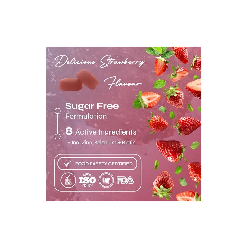 Known Tasty Sugar Free Hair, Skin & Nails Gummies –