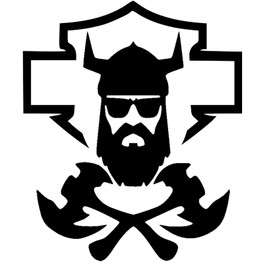 Generic Motorcycle Bike Symbol Vinyl Decal Sticker Waterproof Harley Biker Motorbikes Motor Bicycles Bikes Helmets (Black Glossy, 0.84"" x 1"")