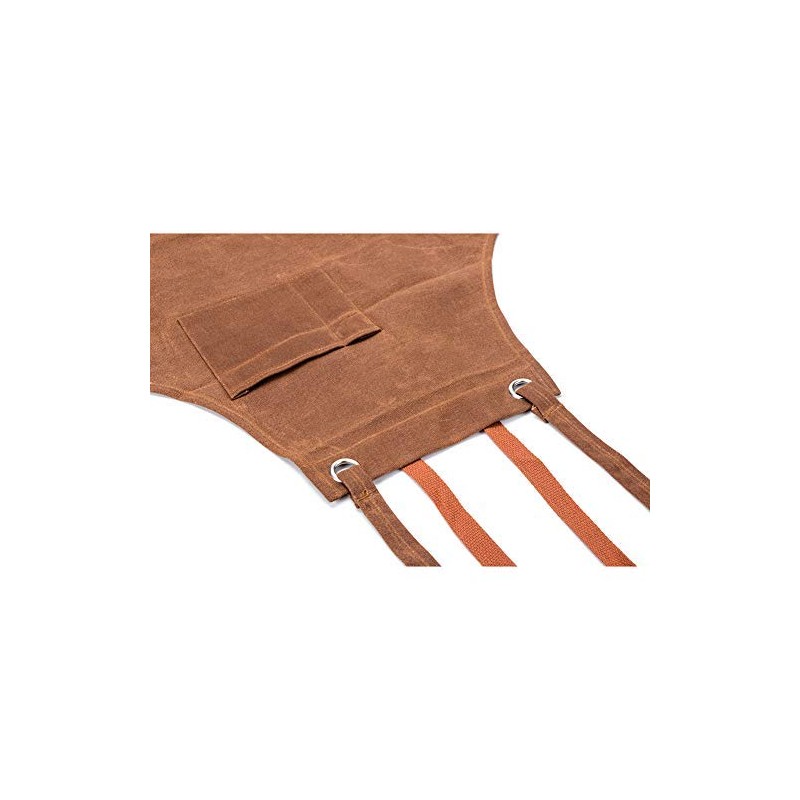 Tool Apron for Carpenters, Heavy Duty Work Apron, Waterproof Waxed