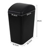 Yarebest 1 Pack 16 Liter Slim Swing Lid Garbage Can,