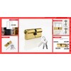 SIZAH Brass Euro Cylinder Lock 35/50 (85mm), Door Barrel Lock