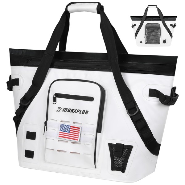 MORXPLOR Insulated Fish Cooler Kill Bag with Flat Bottom-25x17.5 40x16