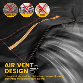 Garden Furniture Covers Set Waterproof 180x120x74cm 420d Patio Outdoor Furniture Covers Waterproof Rattan Garden Furniture Covers Outdoor Table Cover Garden Table Covers with Windproof Buckle C