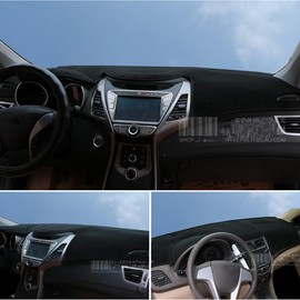 Cubre Tablero para Auto de Poliéster Súper Tapete Antideslizante Protector de Salpicadero Compatible con Honda Fit Reduce Reflejos y Protege contra Rayos UV Accesorio Interior