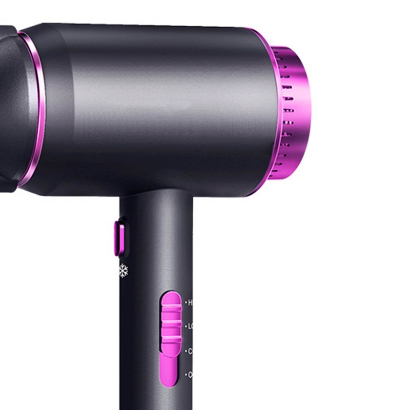 Hair Dryer Fast Drying Powerful Frizz Smoothing Professional Portable Adjustable