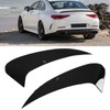 Pair of Rear Bumper Air Vent Spoiler Splitter Glossy Black