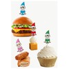 AK Giftshop Christmas Elf Mix Cupcake Toppers Party Food Decorations