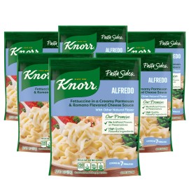 Knorr Pasta Sides Alfredo Fettuccine 4.4 Ounce Pack of 6 Quick Easy Meal