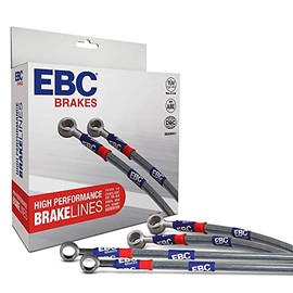 EBC Brakes - Stainless Steel Braided Brake Lines/Hoses (BLA7633-4L)