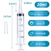 aninako シリンジ 20ML 5個 注射器 ペット 大容量 プラスチック 猫 犬