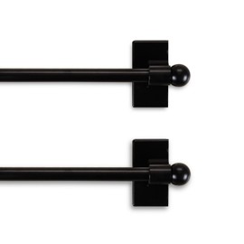 Rod Dessyne Magnetic Rod 7/16 inch 48-84 inch (Set of 2) - Black