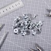 Trinkrittey 10PCS Crystal Knobs 14mm Cabinet Drawer Pull Jewelry Box