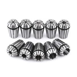 10pcs/set ER20 High Precision Spring Steel Collet Set CNC Engraving Machine Collet for CNC Milling Lathe