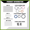HOPESPANNER 7.3L Injector Rebuild Kit with Vice Clamp, Special Tools,