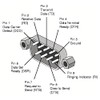 cablecc DB9P Male to Female D-Sub RS232 9Pin 90 Degree