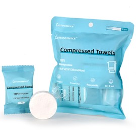 6pcs Superior Compressed Towels 60 * 30cm Disposable, Portable Handy Viscose Face Towel Tissue for Travel Camping Hiking Sport Beauty Salon, Magic Compression Wipes for Home Hotel Outdoor Activities