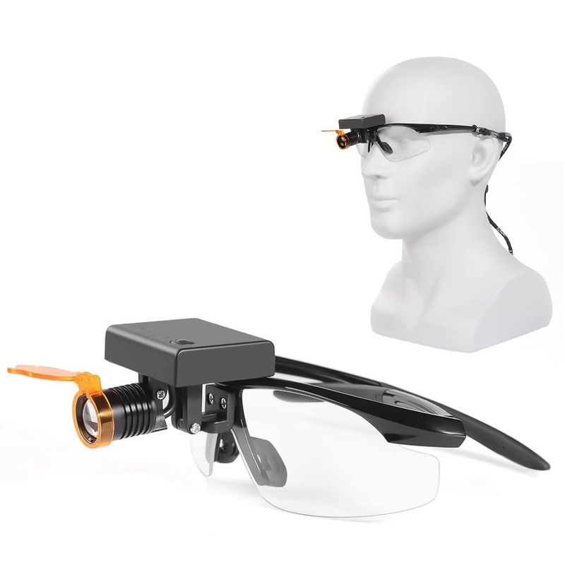 BONEW Global-Dental Head Lamp Optical Filter Include Normal Glasses in